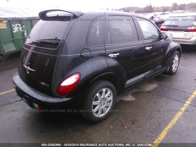 3A8FY68847T531322 - 2007 CHRYSLER PT CRUISER LIMITED BLACK photo 4