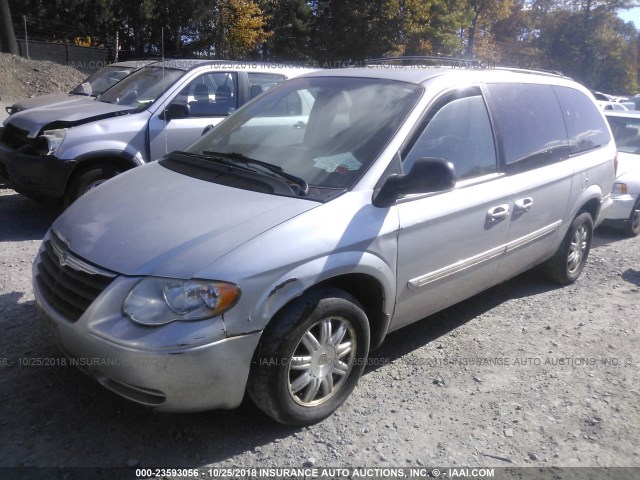 2A4GP54L47R120440 - 2007 CHRYSLER TOWN & COUNTRY TOURING SILVER photo 2