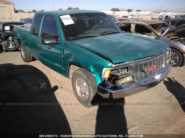 2GTEC19W1T1525491 - 1996 GMC SIERRA C1500 GREEN photo 1