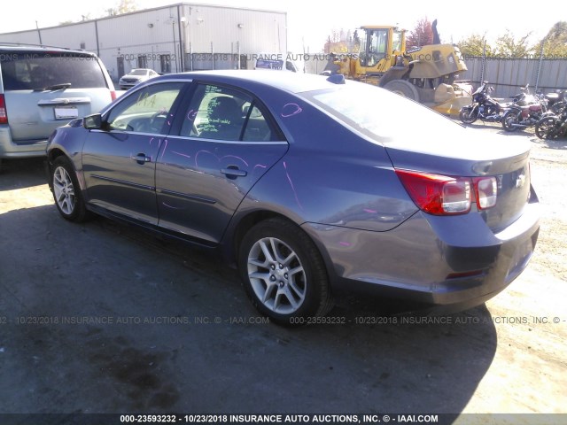 1G11C5SA4DF358308 - 2013 CHEVROLET MALIBU 1LT BLUE photo 3