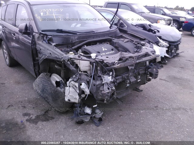 JA4JS4AX0BU038187 - 2011 MITSUBISHI OUTLANDER XLS BROWN photo 6