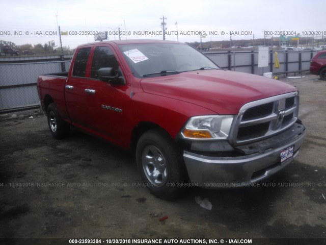 1C6RD6FP0CS166456 - 2012 DODGE RAM 1500 ST RED photo 1