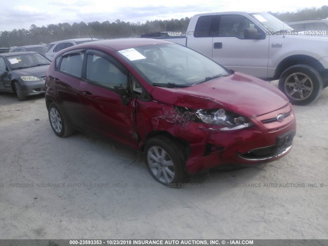 3FADP4EJ6CM139871 - 2012 FORD FIESTA SE BURGUNDY photo 1