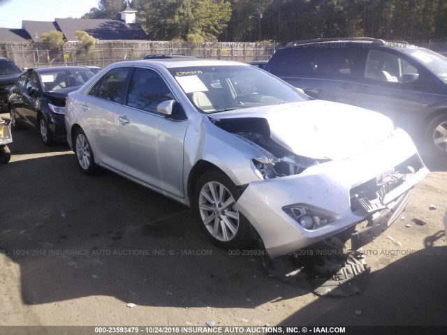 4T1BF1FKXCU157856 - 2012 TOYOTA CAMRY SE/LE/XLE SILVER photo 1