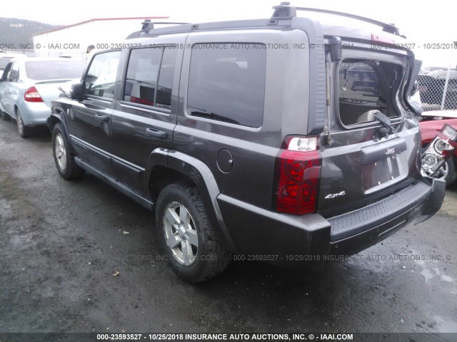 1J8HG48N76C145512 - 2006 JEEP COMMANDER BROWN photo 3