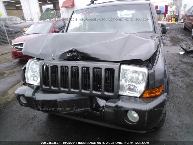 1J8HG48N76C145512 - 2006 JEEP COMMANDER BROWN photo 6