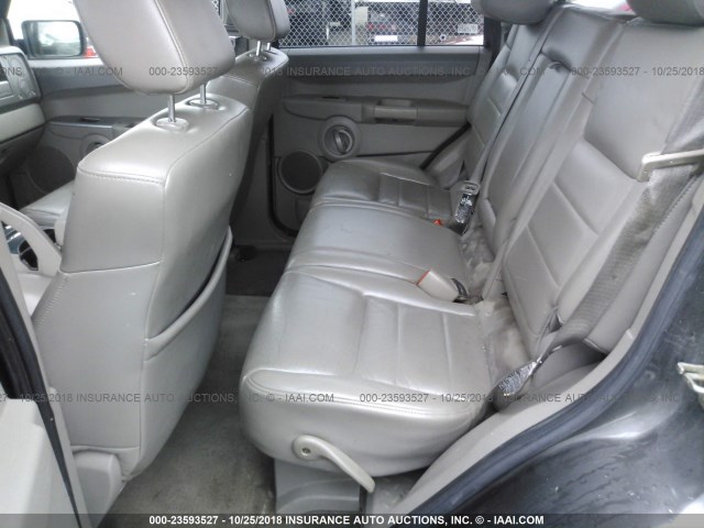 1J8HG48N76C145512 - 2006 JEEP COMMANDER BROWN photo 8