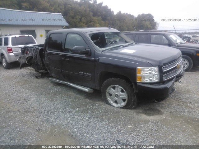 3GCPKSE79CG131096 - 2012 CHEVROLET SILVERADO K1500 LT BLACK photo 1