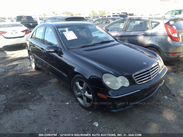 WDBRF52H46F780868 - 2006 MERCEDES-BENZ C GENERATION 2006 230 BLACK photo 1