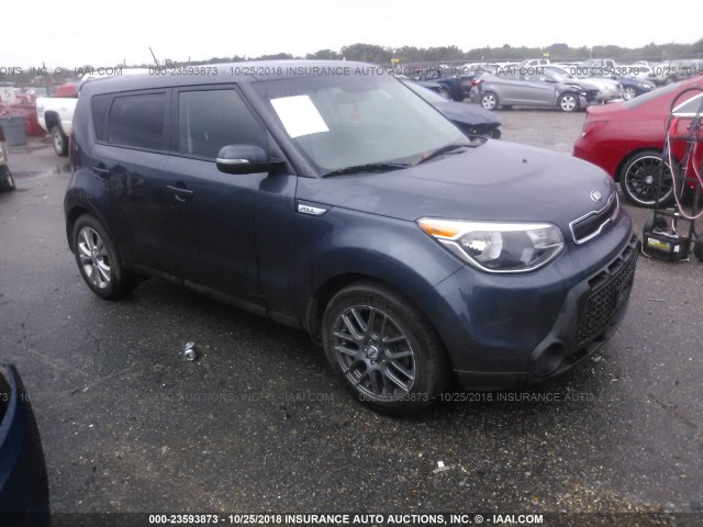 KNDJP3A50E7030481 - 2014 KIA SOUL + BLUE photo 1