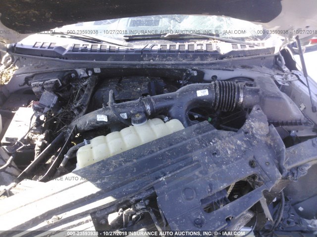 1FTMF1CP4HKC05464 - 2017 FORD F150 SILVER photo 10