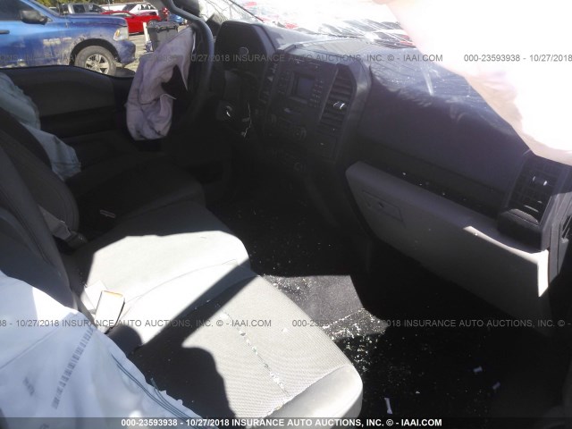 1FTMF1CP4HKC05464 - 2017 FORD F150 SILVER photo 5