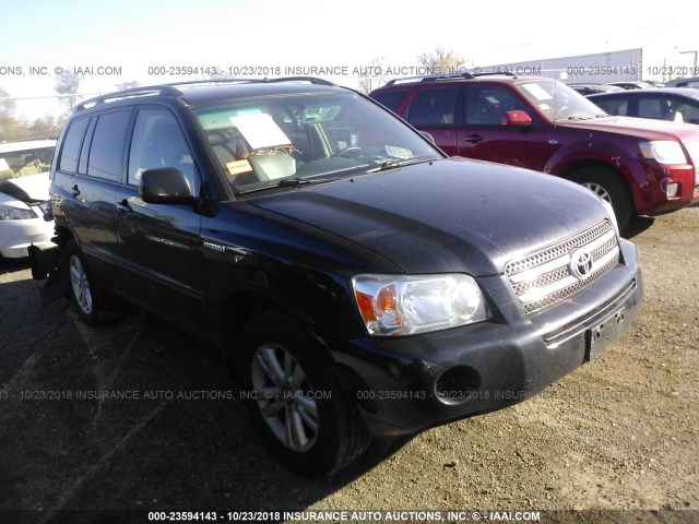 JTEHW21A970037302 - 2007 TOYOTA HIGHLANDER HYBRID BLACK photo 1