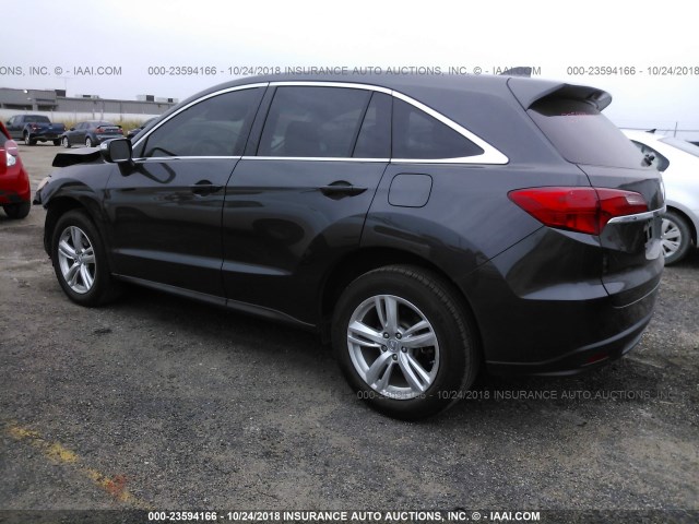 5J8TB3H37EL014301 - 2014 ACURA RDX GRAY photo 3