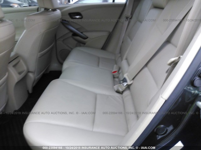 5J8TB3H37EL014301 - 2014 ACURA RDX GRAY photo 8