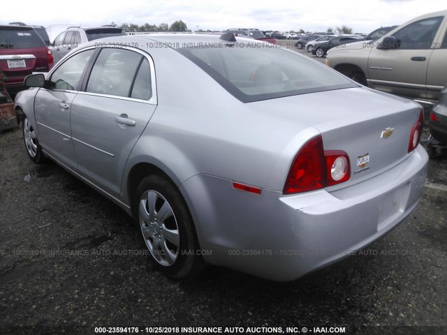 1G1ZA5E00CF383930 - 2012 CHEVROLET MALIBU LS 银色 照片 3
