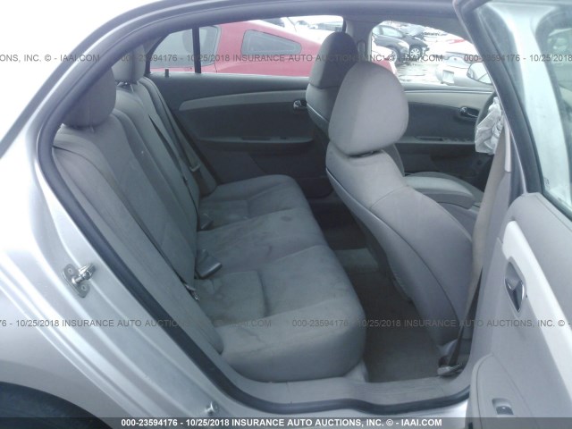 1G1ZA5E00CF383930 - 2012 CHEVROLET MALIBU LS 银色 照片 8