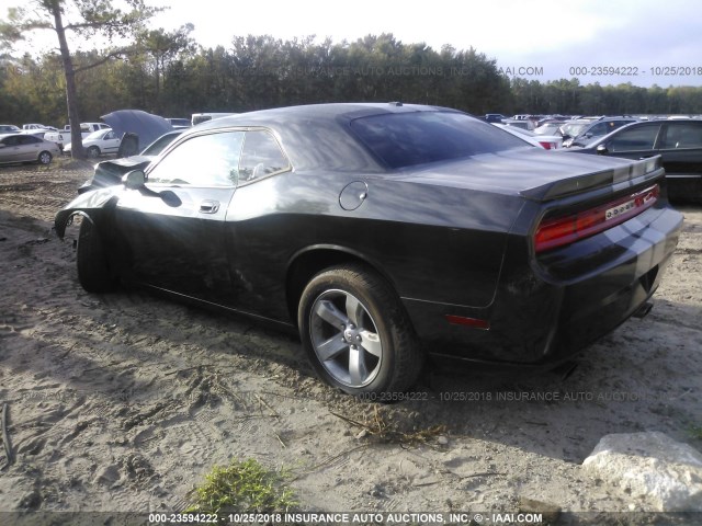 2B3LJ44V49H587269 - 2009 DODGE CHALLENGER SE BLACK photo 3