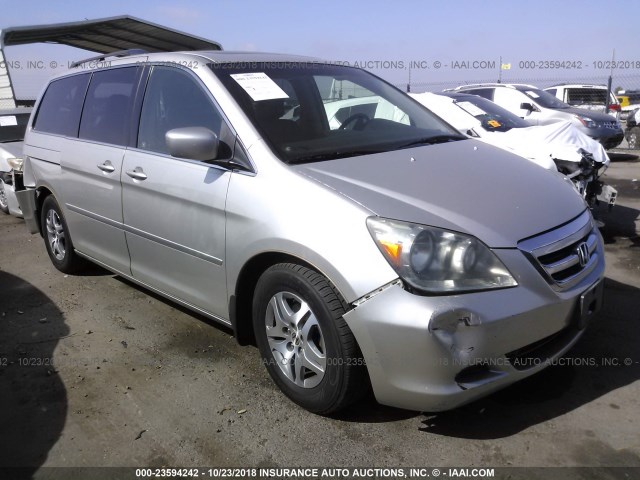 5FNRL38686B449719 - 2006 HONDA ODYSSEY EXL SILVER photo 1