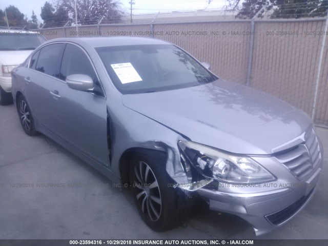 KMHGC4DD3CU152437 - 2012 HYUNDAI GENESIS 3.8L GRAY photo 1