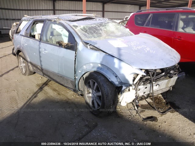 1FMDK05W08GA26699 - 2008 FORD TAURUS X SEL BLUE photo 6