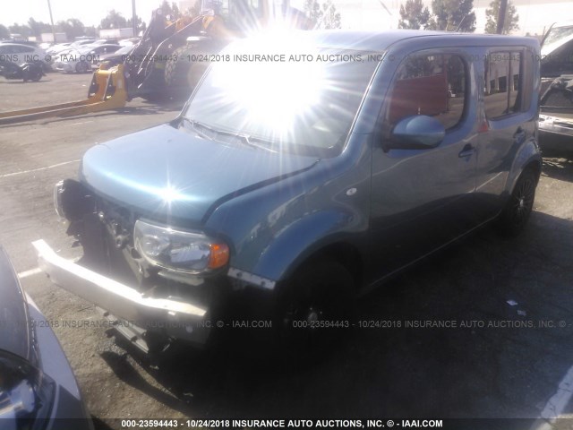 JN8AZ2KR9ET352215 - 2014 NISSAN CUBE S/SL BLUE photo 2