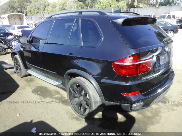 5UXZV8C55DL898953 - 2013 BMW X5 XDRIVE50I BLACK photo 3