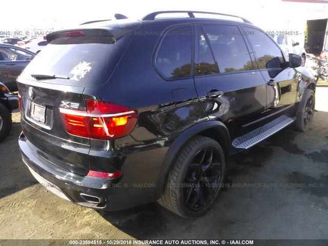 5UXZV8C55DL898953 - 2013 BMW X5 XDRIVE50I BLACK photo 4