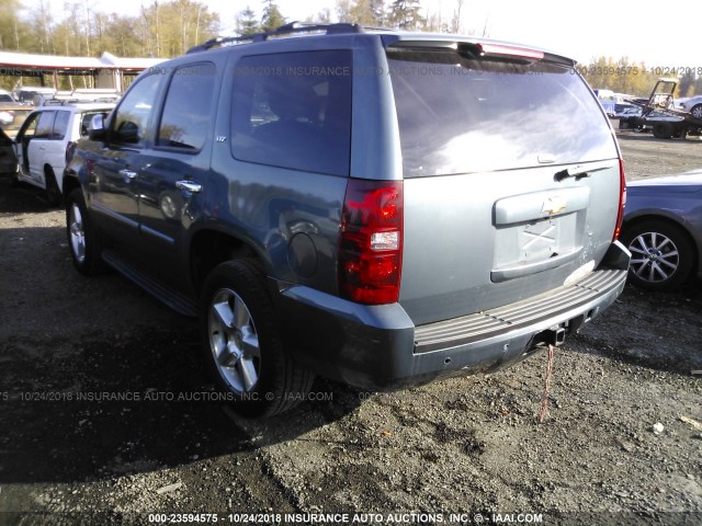 1GNFK130X8J107737 - 2008 CHEVROLET TAHOE K1500 BLUE photo 3