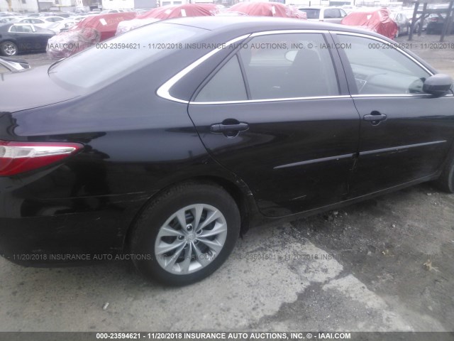 4T1BF1FK3GU161706 - 2016 TOYOTA CAMRY LE/XLE/SE/XSE BLACK photo 6