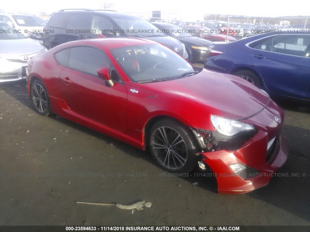 JF1ZNAA13D2700567 - 2013 TOYOTA SCION FR-S RED photo 1