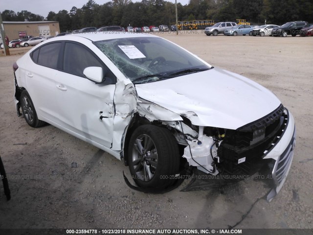 5NPD84LF1JH235044 - 2018 HYUNDAI ELANTRA SEL/VALUE/LIMITED WHITE photo 1