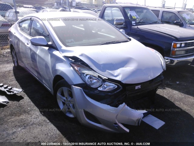 KMHDH4AE5DU726264 - 2013 HYUNDAI ELANTRA GLS/LIMITED SILVER photo 1