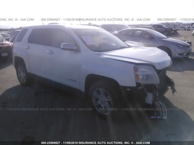 2GKALMEKXC6215978 - 2012 GMC TERRAIN SLE WHITE photo 1