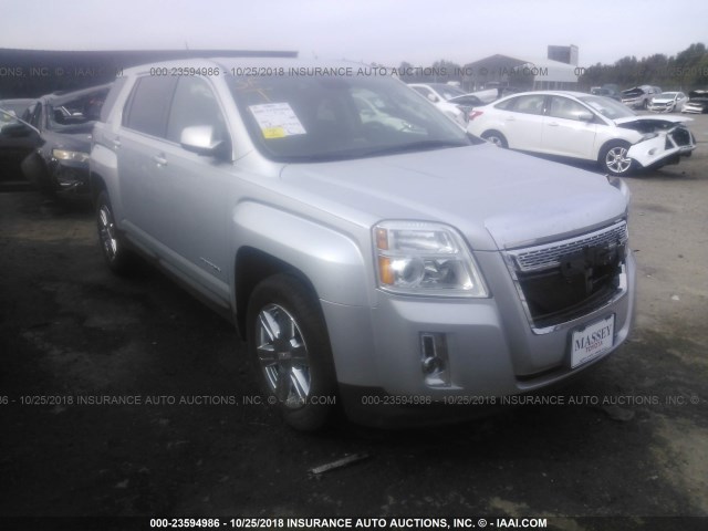 2GKALMEK2F6289481 - 2015 GMC TERRAIN SLE SILVER photo 1