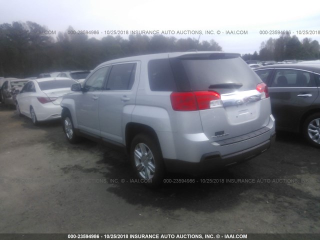 2GKALMEK2F6289481 - 2015 GMC TERRAIN SLE SILVER photo 3