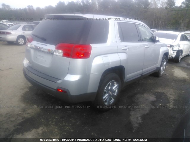 2GKALMEK2F6289481 - 2015 GMC TERRAIN SLE SILVER photo 4