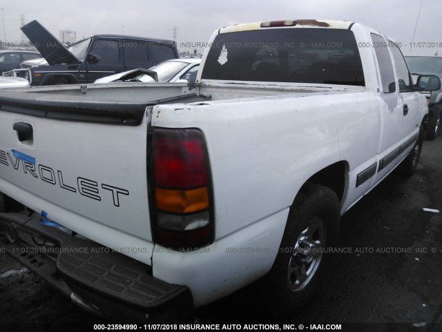 2GCEC19WX11371411 - 2001 CHEVROLET SILVERADO C1500 WHITE photo 4