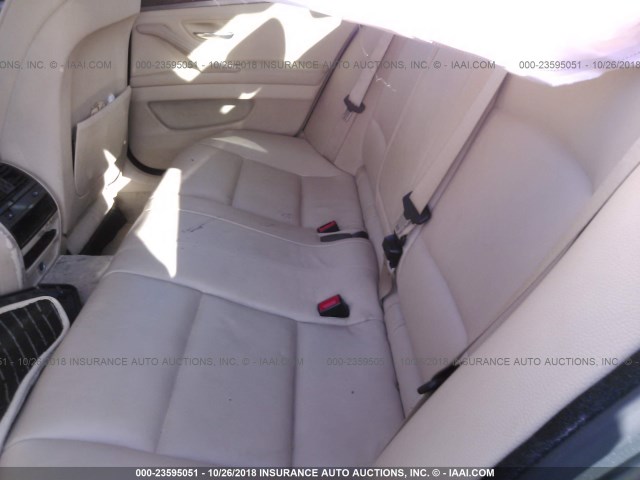 WBAXH5C56CDW11382 - 2012 BMW 528 XI GRAY photo 8