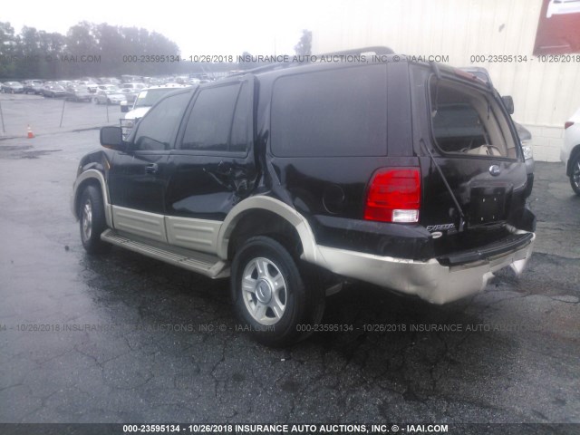 1FMPU17516LA03454 - 2006 FORD EXPEDITION EDDIE BAUER BLACK photo 3