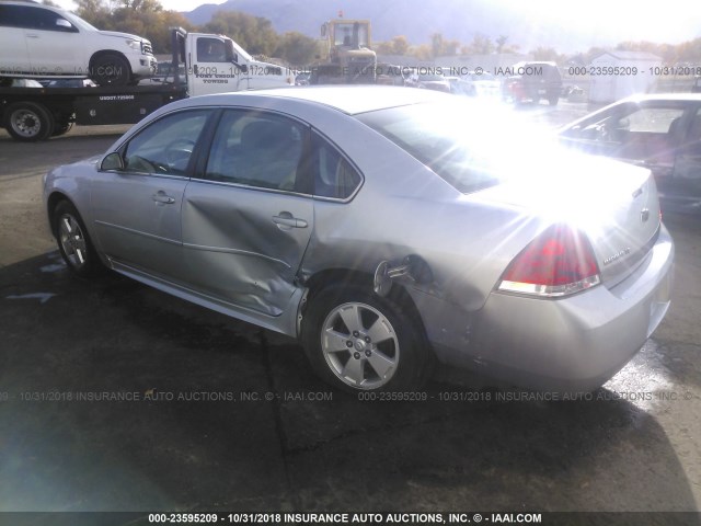 2G1WB5EN9A1248350 - 2010 CHEVROLET IMPALA LT SILVER photo 3