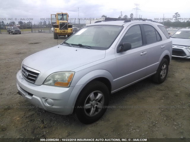 KNDJD736975728009 - 2007 KIA SORENTO EX/LX SILVER photo 2