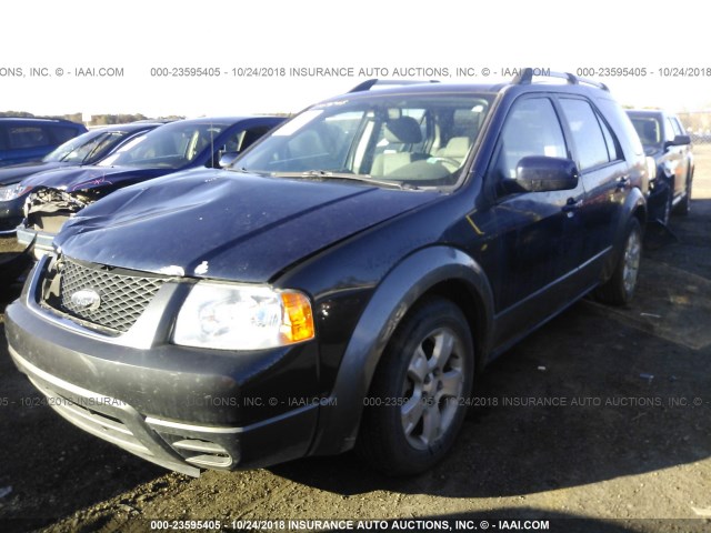 1FMDK05177GA36181 - 2007 FORD FREESTYLE SEL BLUE photo 2