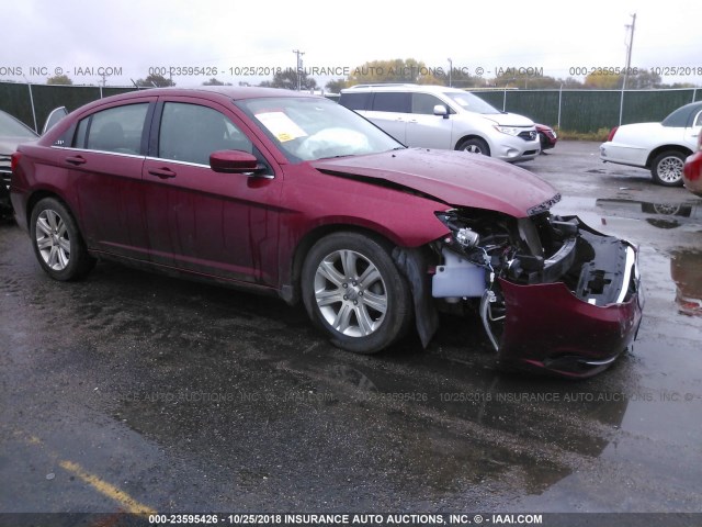 1C3CCBAB5DN761166 - 2013 CHRYSLER 200 RED photo 1