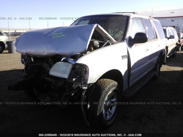 1FMPU16L11LA77594 - 2001 FORD EXPEDITION XLT SILVER photo 2