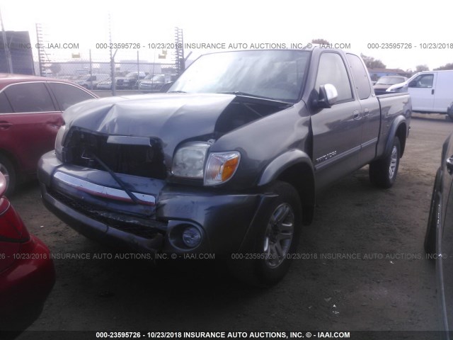 5TBBT44146S484151 - 2006 TOYOTA TUNDRA ACCESS CAB SR5 GRAY photo 2