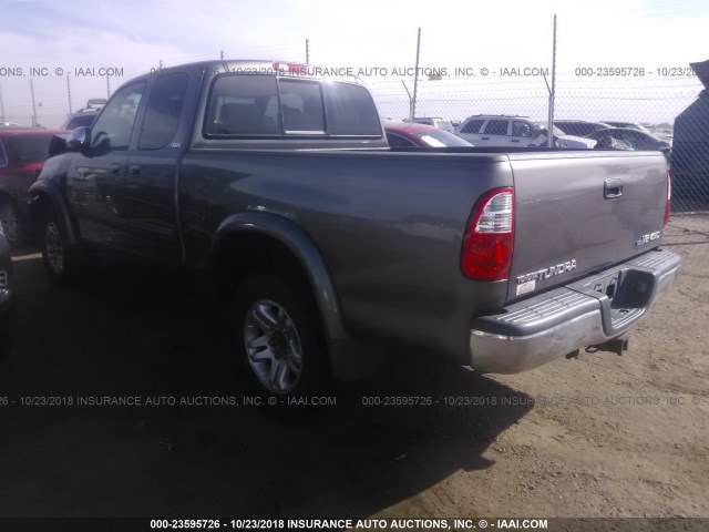 5TBBT44146S484151 - 2006 TOYOTA TUNDRA ACCESS CAB SR5 GRAY photo 3