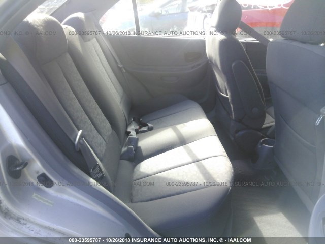 KMHCG45C93U489039 - 2003 HYUNDAI ACCENT GL SILVER photo 8