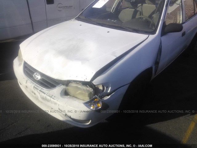 1NXBR12E62Z584151 - 2002 TOYOTA COROLLA CE/LE/S WHITE photo 6