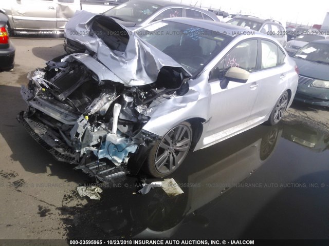 JF1VA1J65H9826660 - 2017 SUBARU WRX LIMITED SILVER photo 2